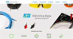 Desktop Screenshot of electricabaja.com